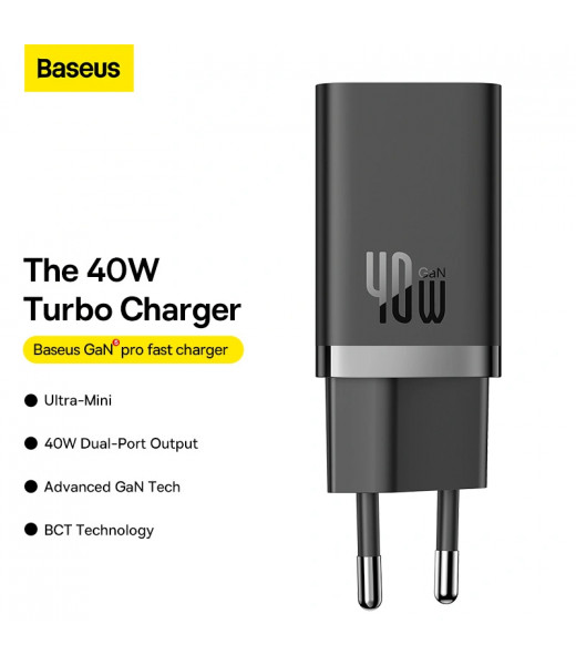 Baseus 40W GaN5 Pro Fast Charger Price in Sri Lanka