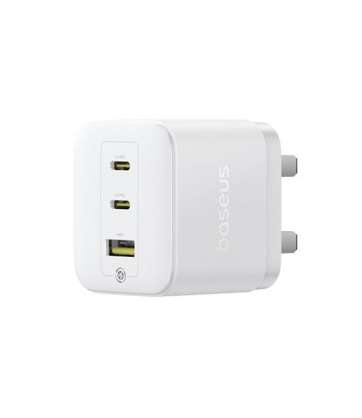 Baseus Palm Fast Charger 2C+U 65W UK Moon White Price in Sri Lanka