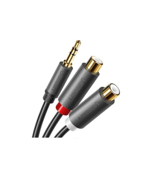 UGREEN 3.5mm Male to 2RCA Female 25CM Audio Cable price in sri lanka