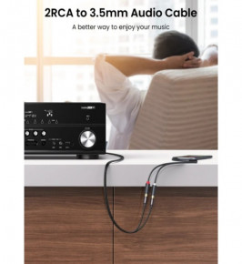 Buy UGREEN 3.5mm Male to 2RCA Female 25CM Audio Cable in Sri Lanka